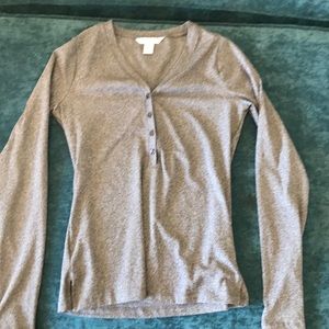 Athleta Shirt Size SP.  Grey super cute and comfy NWOT